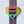 Load image into Gallery viewer, Removable Heart Strapzeez™ - Rainbow Leopard