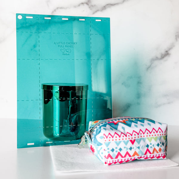 A Little Chonky - Single Panel Add On - Teal -  Acrylic Template