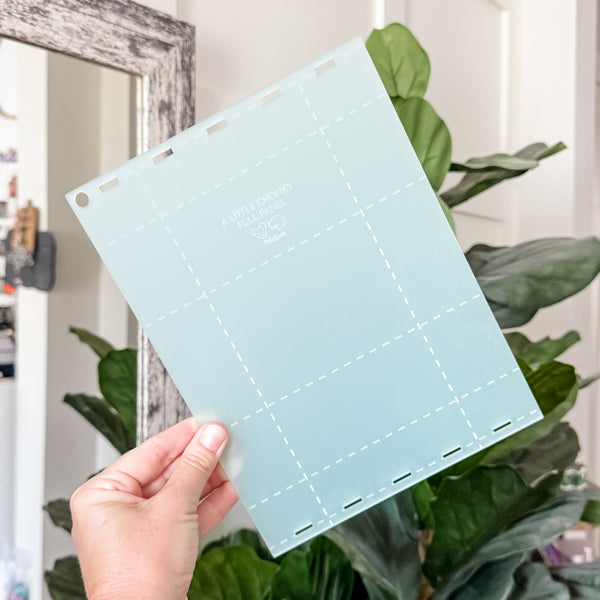 A Little Chonky - Single Panel Add On - Frosted Seafoam -  Acrylic Template