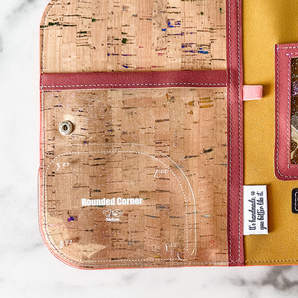 1-2-3-4 Inch Rounded Corners  - Clear -  Acrylic Template