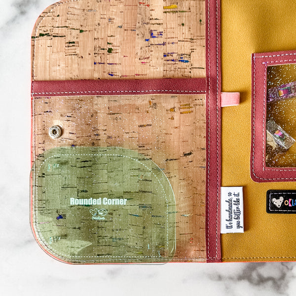 1-2-3-4 Inch Rounded Corners  - Light Green -  Acrylic Template