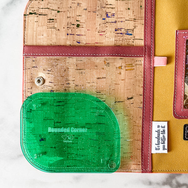 1-2-3-4 Inch Rounded Corners  - Mint -  Acrylic Template