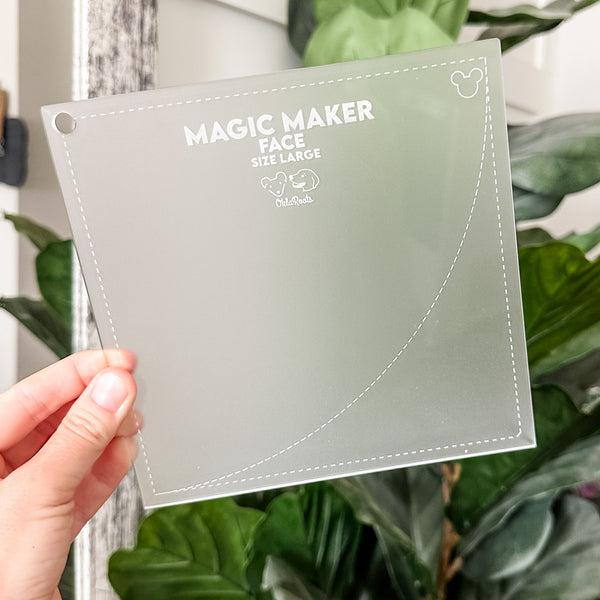 LARGE Magic Maker Quilt Block - Frost -  Acrylic Template - Set of 7