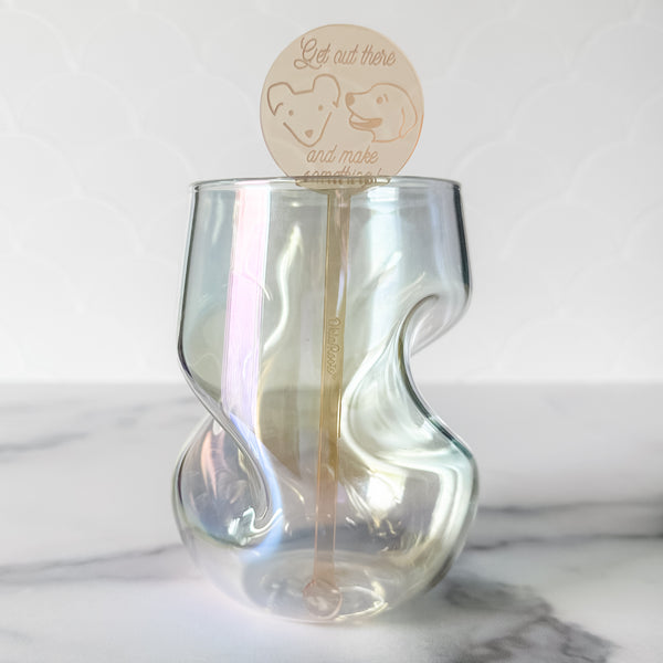 Make Something Drink Swizzle Stick- Gold - Sold Individually