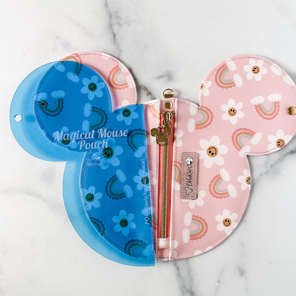 Magical Mouse Zip Pouch - Blue -  Acrylic Template