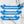 Load image into Gallery viewer, Ears Zipper Accent Template - Blue - 3 Sizes Available
