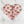 Load image into Gallery viewer, Cute-Heart Zip Pouch - Clear - Acrylic Template