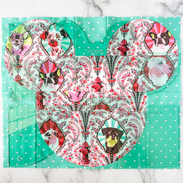 LARGE Magic Maker Quilt Block - Light Green -  Acrylic Template - Set of 7