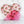 Load image into Gallery viewer, Cute-Heart Zip Pouch - Pink - Acrylic Template