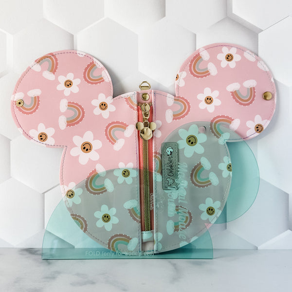 Magical Mouse Zip Pouch - Light Green -  Acrylic Template