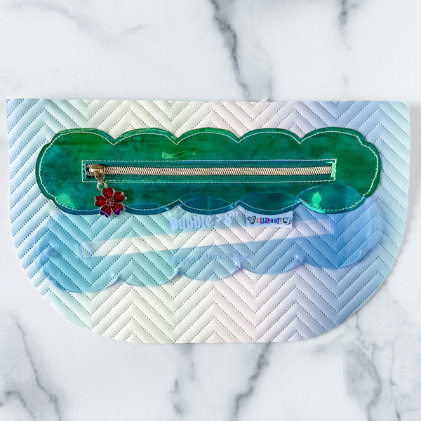 Bubble Zipper Accent Template - Ocean - 3 Sizes Available