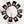 Load image into Gallery viewer, Sew In Fold Over Labels - Pink Snowflake - Set of 10