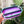 Load image into Gallery viewer, Craft Organizer - Rods - Retro Black Purple Teal