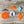 Load image into Gallery viewer, English Paper Piecing Set of 3 - 1/4" Seam Allowance - "Box Top" Style - Tangerine - Acrylic Template