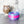 Load image into Gallery viewer, Spiked Craft Bowl - Pink / Purple - Designed by Newt!