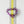 Load image into Gallery viewer, Removable Heart Strapzeez™ - Purple Foil Hearts