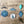 Load image into Gallery viewer, English Paper Piecing Set of 3 - 1/4" Seam Allowance - "Box Top" Style - Ocean - Acrylic Template