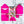Load image into Gallery viewer, FABRIC Anna Mini Envelope Set of 9 - Magenta - Acrylic Template