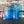 Load image into Gallery viewer, Babi Boxy Pouch and Crossbody - Set of 4 - Blue - Acrylic Template