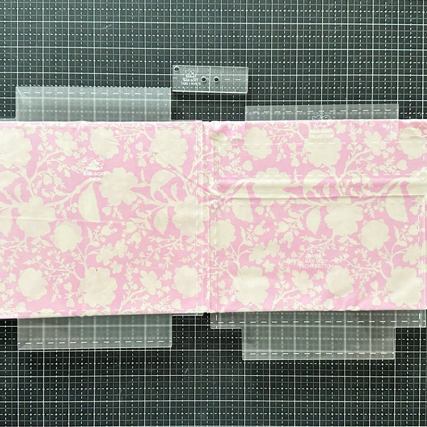 Babi Boxy Pouch and Crossbody  - Set of 4 - Frosted - Acrylic Template