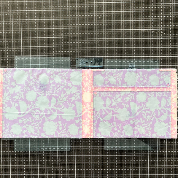 Babi Boxy Pouch and Crossbody  - Set of 4 - Ocean - Acrylic Template