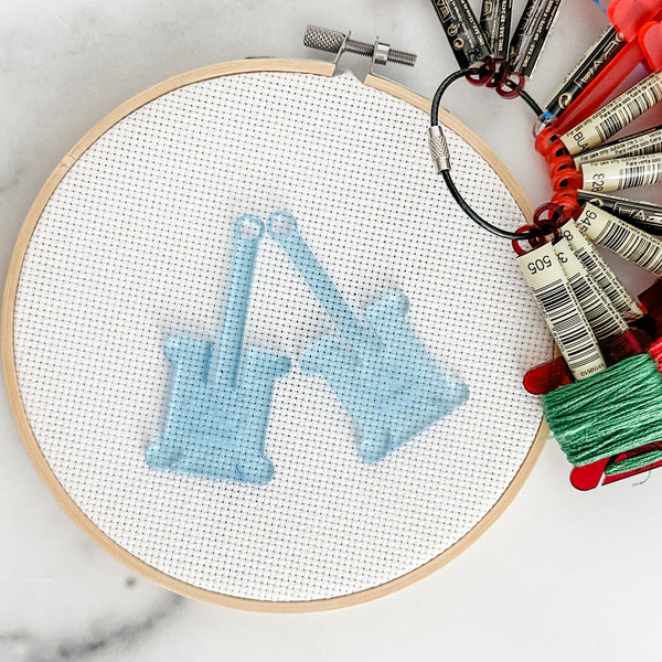 Ocean Blue - Hanging Embroidery Floss Holder - Sold Individually