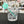 Load image into Gallery viewer, Sewing Machine Drink Swizzle Stick - Mint - Sold Individually