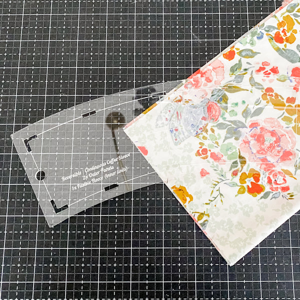Clear Continuous Reversible Coffee Sleeve - Acrylic Template