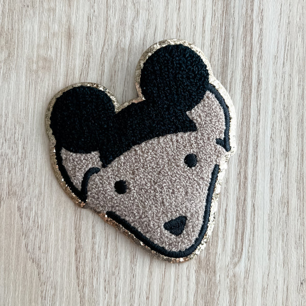 OklaRoots Pup Iron On Chenille Patches