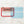 Load image into Gallery viewer, Curved Clear Bottom Zip Pouch - Ocean Blue - Acrylic Template