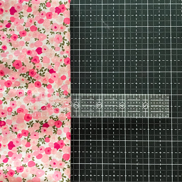Frosted OklaRuler : 1" x 6" Clear Ruler