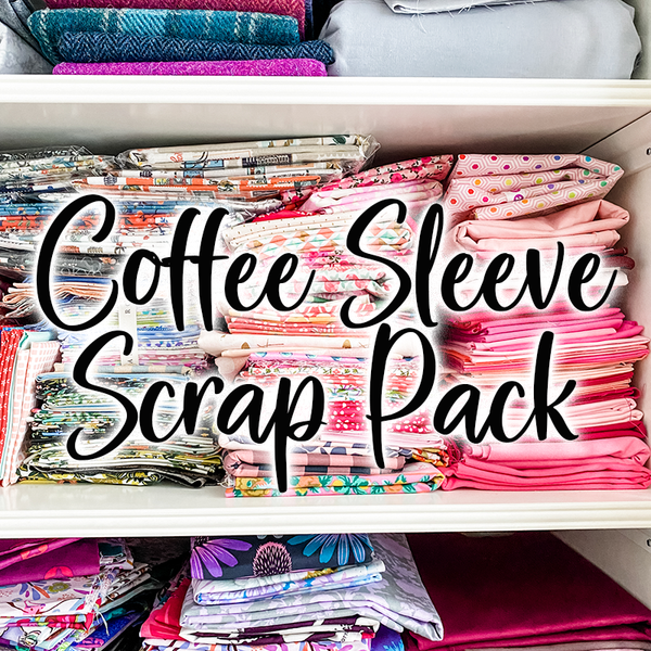 Coffee Sleeve / Coffee Cardigan / Cold Cup Cardy Pack of Scraps!