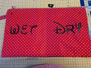 Wet / Dry Double Zip Bag - Full Pattern - Downloadable PDF