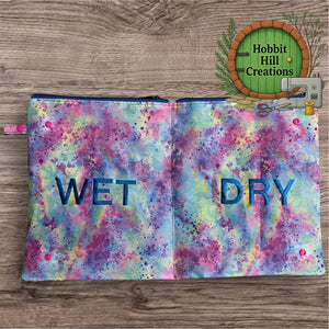 Wet / Dry Double Zip Bag - Full Pattern - Downloadable PDF