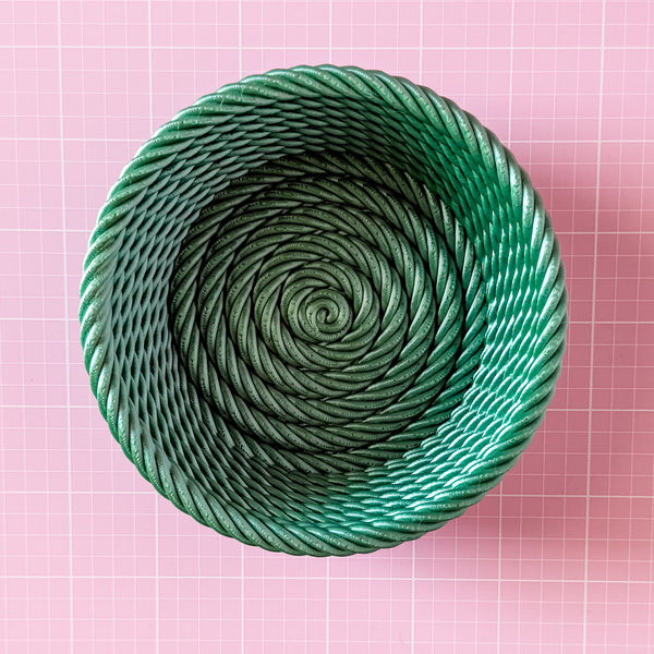 Medium Rope Craft Bowl - Moss