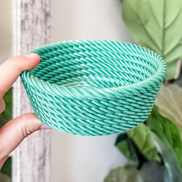 Medium Rope Craft Bowl - Moss