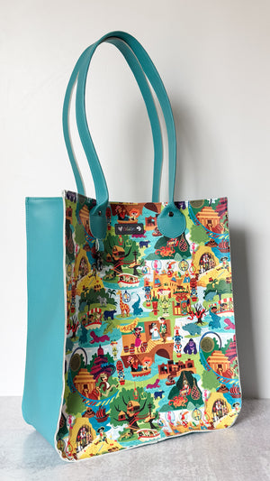 As Seen On OklaRoots! Totes Cute Tote LINED - Adventure Park