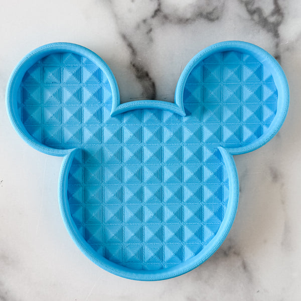 Mouse Craft Tray - Pyramid Base with Grips - Sky Blue