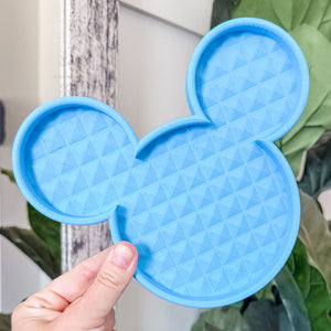 Mouse Craft Tray - Pyramid Base with Grips - Sky Blue