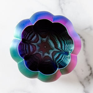 Large Pumpkin Craft Bowl - Purple Chrome - Designed by Newt!