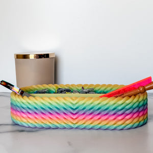 Craft Organizer - Chunky Rope - Rainbow GLOW