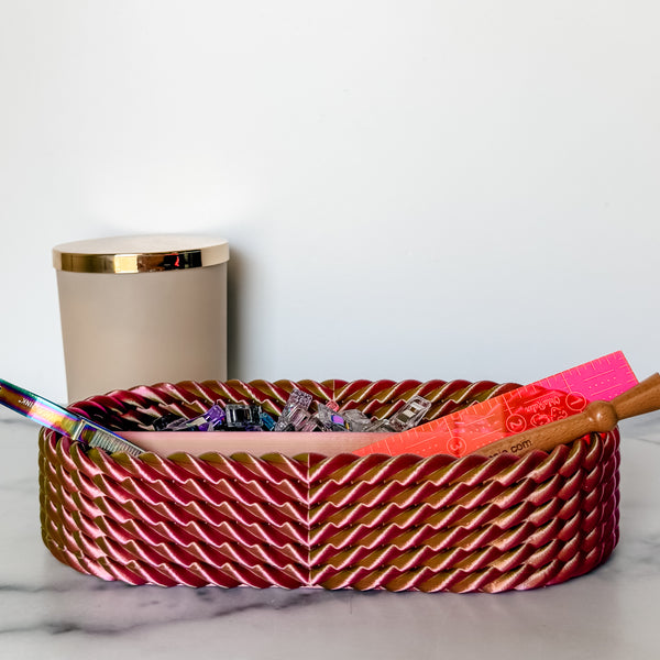 Craft Organizer - Chunky Rope - Cherry Limeade