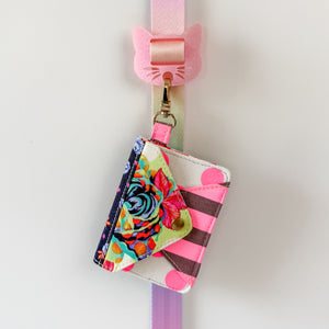 Removable Cat Head Strapzeez™ - Iridescent Pink