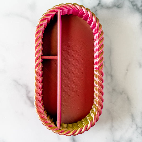 Craft Organizer - Chunky Rope - Cherry Limeade