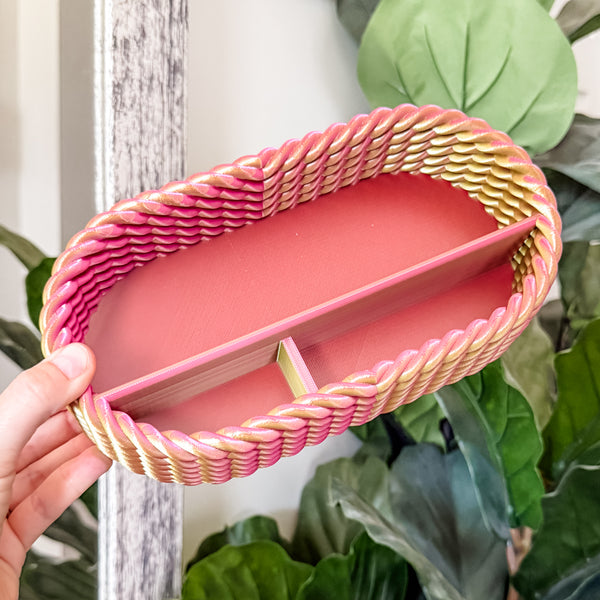 Craft Organizer - Chunky Rope - Cherry Limeade
