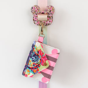 Removable Pumpkin Head Strapzeez™ - Black Pink Gold