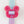 Removable Pumpkin Head Strapzeez™ - Hot Pink Stars