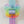 Removable Pumpkin Head Strapzeez™ - Rainbow Leopard