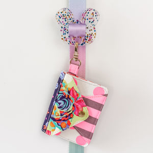 Removable Pumpkin Head Strapzeez™ - Blue Pink Gold Stars