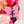 Removable Pumpkin Head Strapzeez™ - Hot Pink Stars